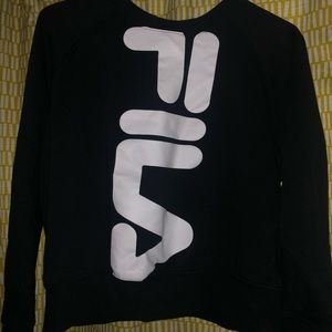 Cropped crew sweatshirt
